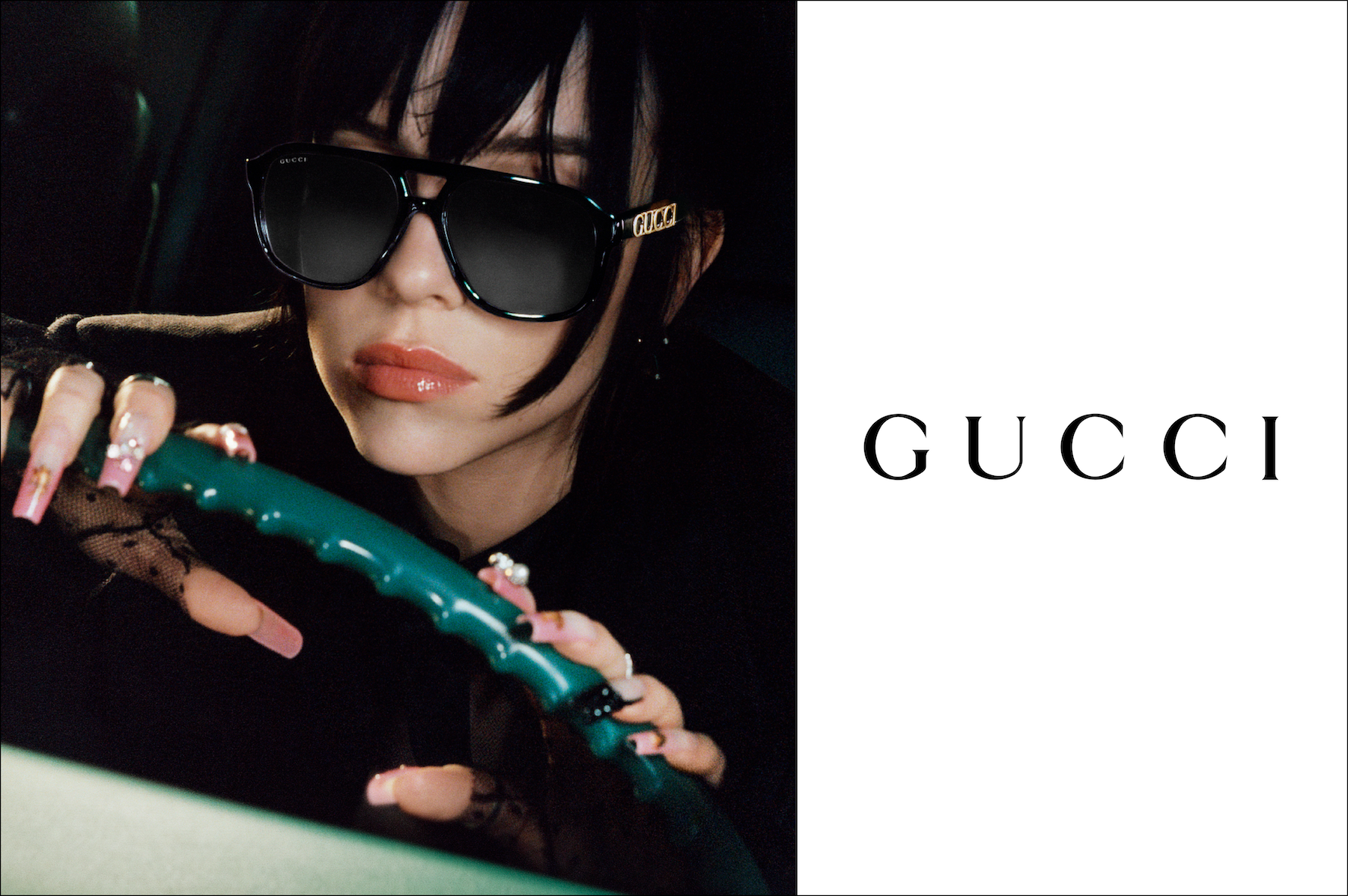 NEW Gucci GG1325S Slim Black Logo Sunglasses | Sunglasses logo, Sunglasses,  Black logo